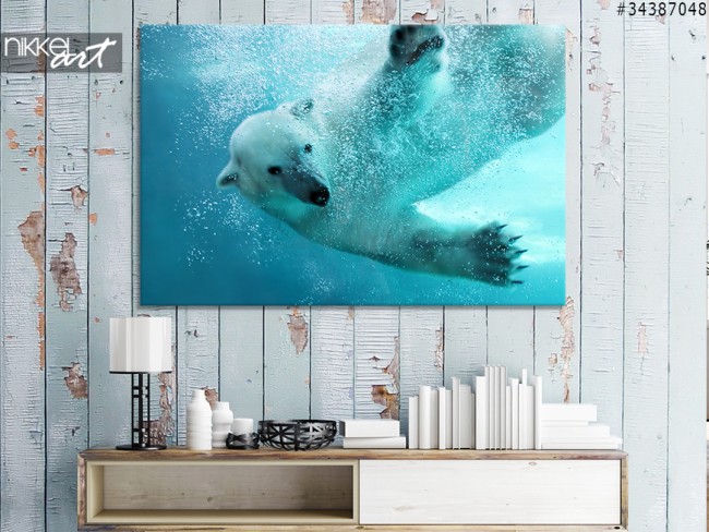 A polar bear in your interior